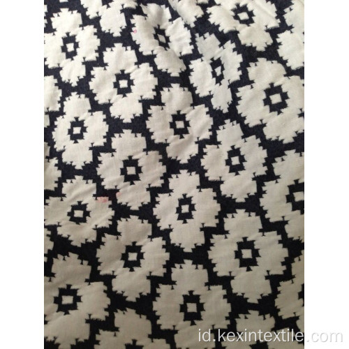 Katun spandex sisi ganda kain rajut jacquard